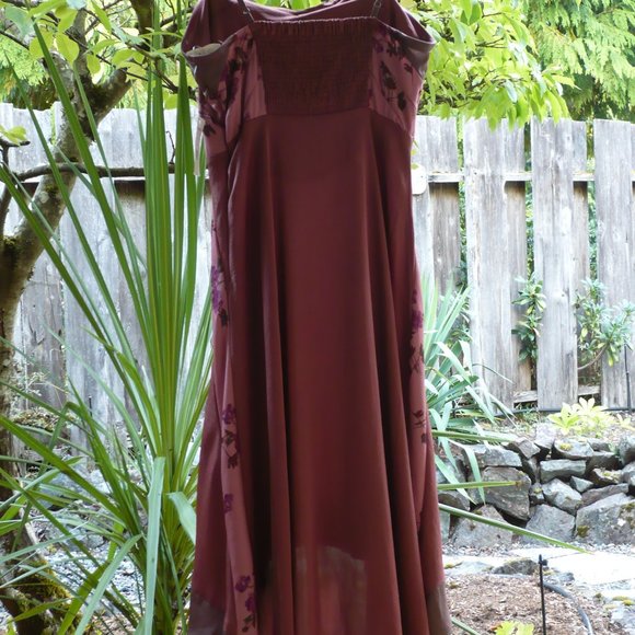 NWT Y2K Free People Womens Pink Floral High Low Fairycore Slip Dress - 2 - Picture 9 of 9